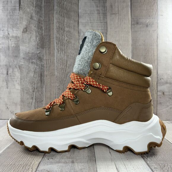 Sorel Kinetic Breakthru Conquest Women's 11 Sneaker Boots Bootie Waterproof Tan - Picture 8 of 12